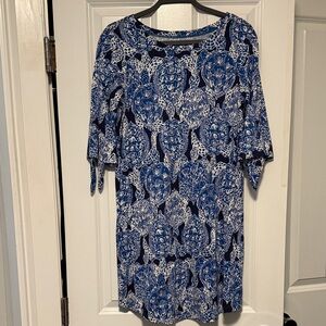 Lilly Pulitzer Preston Tie Sleeve Dress (Size M)